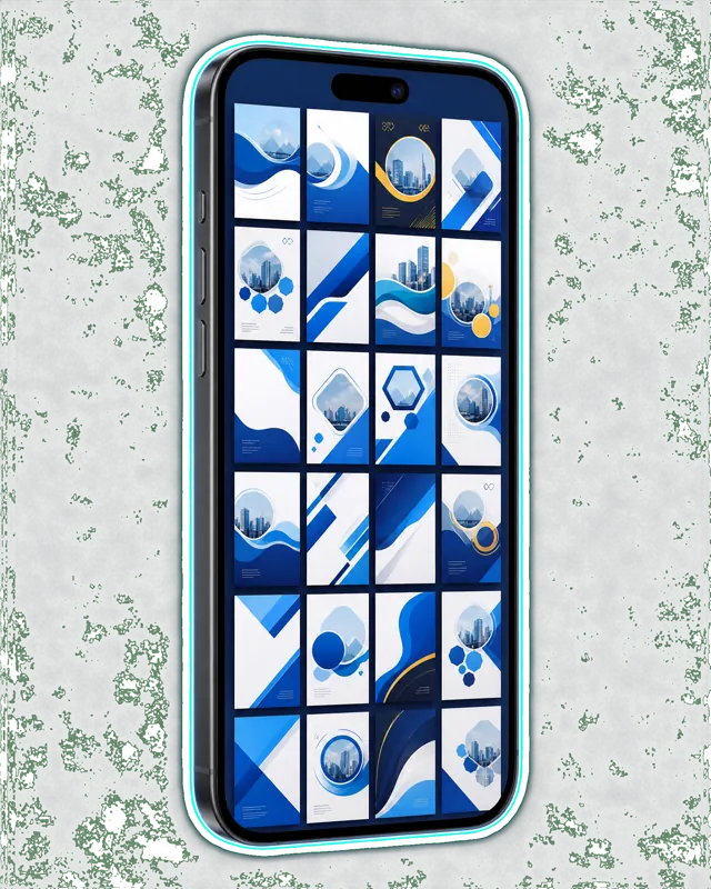 Bulk flyers made on a phone