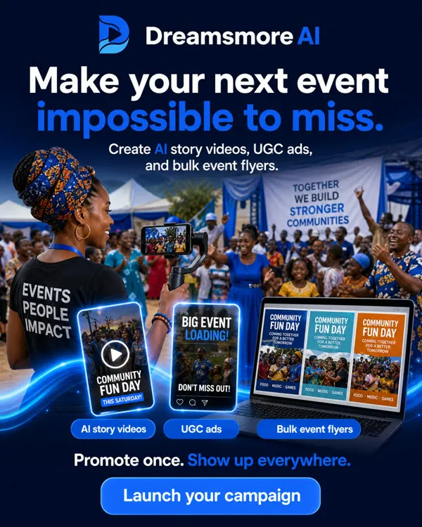 Flyer made with Dreamsmore AI